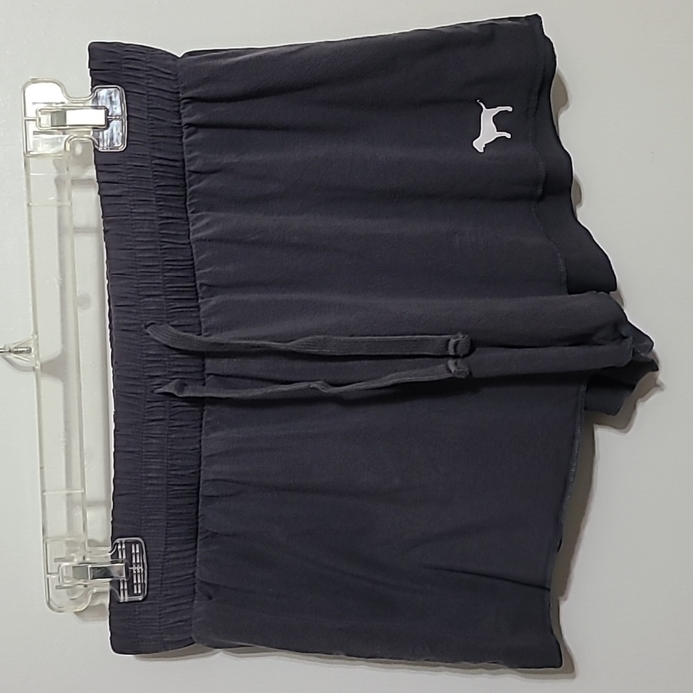 PINK VICTORIA'S SECRET Gray‎ Stretch Shorts Drawstring Elastic Waist - Size XS